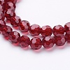 Glass Beads Strands EGLA-J042-6mm-20-2