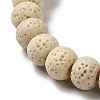 Natural Lava Rock Dyed Beads Strands G-Z036-B01-07-3