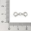 S925 Sterling Silver Double Spring Ring Clasps STER-R003-07P-3