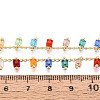 Handmade Brass Cube Link Chains CHC-T017-07-3