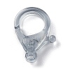 Transparent Plastic Lobster CLaw Clasps KY-H005-A04-3