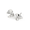 SHEGRACE Brass Cup Pearl Peg Bails Pin Pendants XGRQ1R499-349P-2