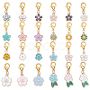 24Pcs Alloy Enamel Locking Stitch Markers HJEW-ME00004-1