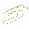 2MM Brass Ball Chain Necklaces for Men Women NJEW-L012-04G-4