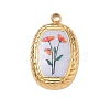 Printed 304 Stainless Steel Pendants SA-CBA6BE2-01G-02-1