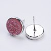 Druzy Resin Earrings KK-E724-S-02P-1