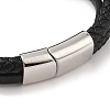 Braided Microfiber Leather Multi-strand Bracelets BJEW-B096-02B-3