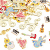 32Pcs 8 Styles Alloy Pendants FIND-TA0010-88-3