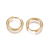 304 Stainless Steel Huggie Hoop Earrings EJEW-G272-02-10mm-G-2