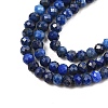 Dyed Natural Lapis Lazuli Beads Strands G-K376-B05-01-4
