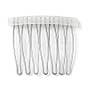 304 Stainless Steel & Plastic Hair Comb Findings MAK-K021-07A-P-1