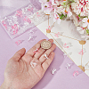 60Pcs 3 Colors Resin Clip-on Earring Findings FIND-PH0026-54-3
