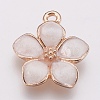 Zinc Alloy Enamel Pendants X-PALLOY-I124-10G-B-1