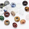 Natural Gemstone European Large Hole Beads G-NB0003-72C-05-4