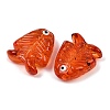 Transparent Glass Enamel Beads LAMP-U004-06Q-4