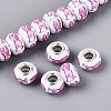 Opaque Resin European Beads RPDL-T004-01J-1