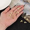Ion Plating(IP) 304 Stainless Steel Tiny Cross Charms STAS-L159-06G-4