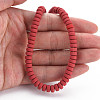 Handmade Polymer Clay Beads Strands CLAY-N008-22-6