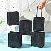 6Pcs Rectangle Paper Gift Storage Bags with Ribbon Handles ABAG-TA0001-65A-6