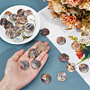 40Pcs 2-Hole Shell Buttons BUTT-GO0001-10-3