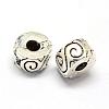 Alloy European Style Clasps PDLC-R001-16AS-1