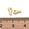 Brass Micro Pave Clear Cubic Zirconia Charms CU-CBA9FFD-01G-A-2