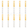 20Pcs 2 Colors 201 Stainless Steel Pendants STAS-DC0014-09-1