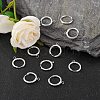 201 Stainless Steel Huggie Hoop Earring Findings STAS-P283-01F-S-5