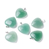 Natural Green Aventurine Pendants G-G956-B37-FF-1