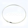 Brass Choker Collar Necklace Making X-BJEW-F132-02S-1