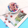 27Pcs 27 Style Acrylic & Resin & Polymer Clay Rhinestone European Beads FPDL-S015-05B-4