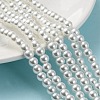 Baking Paint Pearlized Glass Pearl Round Bead Strands HY-Q003-6mm-01-1