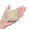 Kraft Hemp Pillow Holder for Jewelry Bracelet & Watch Displays BDIS-WH0002-01-3