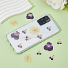 120pcs 3 Style Dried Pansy Flower DIY-HY0001-62-3