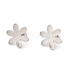Non-Tarnish 201 Stainless Steel Stud Earring Findings STAS-G266-03P-1