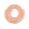 Transparent Glass Beads Strands EGLA-A044-T4mm-MB21-3