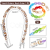 7Pcs 7 Colors Acrylic Chain Purse Bag Handle & Eyeglasses Chains AJEW-PH0001-57-2
