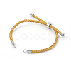 Adjustable Nylon Cord Slider Bracelet Making MAK-F026-A07-P-2