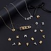 2 Sets 2 Styles Eco-Friendly Zinc Alloy Slide Charms ALRI-SZ0001-02-5