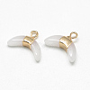Natural White Jade Pendants G-Q494-40E-2
