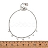 304 Stainless Steel Charm Bracelets BJEW-A047-02P-5