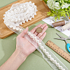 2Yards Netting Fabric Beaded Trim Ribbon OCOR-ME0001-64A-01-3