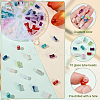 90Pcs 10 Colors Glass Beads Strands GLAA-NB0001-55-4