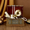 Retro Wood Jewelry Set Storage Organizer Boxes with Clasps CON-WH0115-96A-4