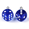 Transparent Epoxy Resin Pendants CRES-N025-12A-A01-3