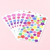 4 Bags Star Pattern DIY Paper Picture Stickers AJEW-FS0001-16-9