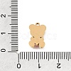 304 Stainless Steel Enamel Pendants STAS-E531-01G-3