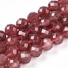 Natural Strawberry Quartz Beads Strands G-S345-10mm-21-1