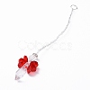 Crystal Fairy Beaded Wall Hanging Decoration Pendant Decoration HJEW-G019-02G-2