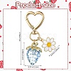 Acrylic Strawberry Pendant Decoration HJEW-SW00120-02-6